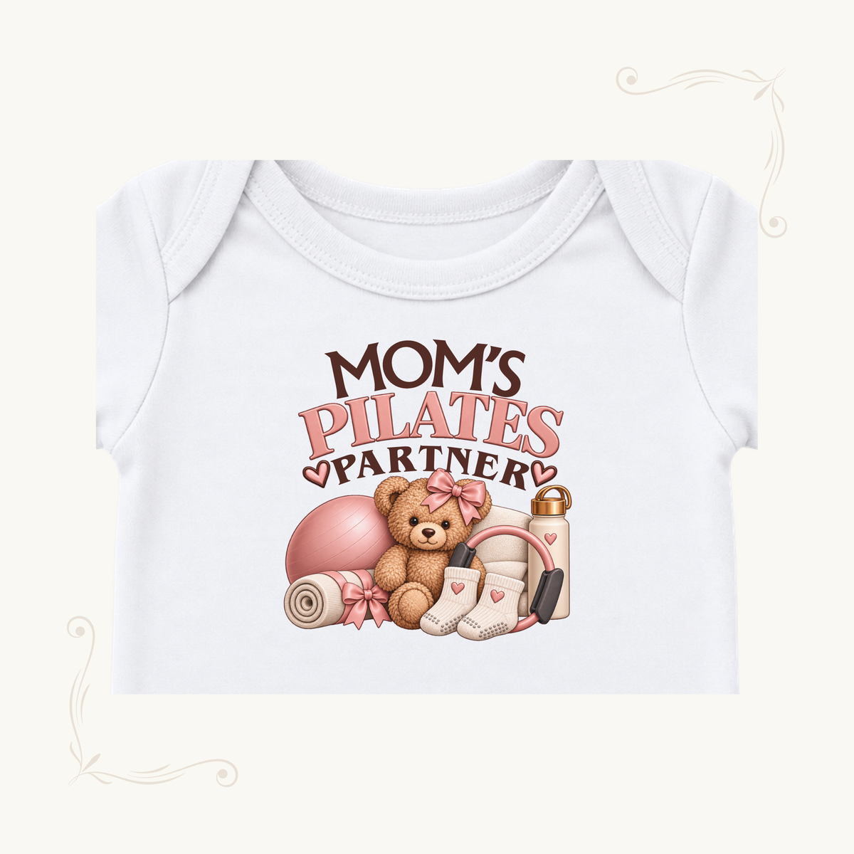 Mom’s Pilates Partner Baby Bodysuit