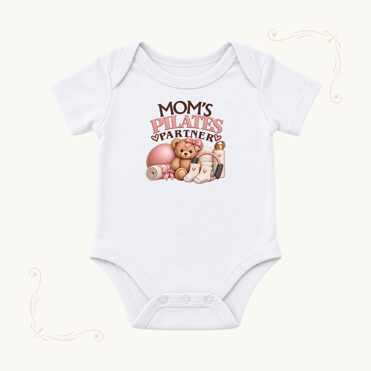 Mom’s Pilates Partner Baby Bodysuit