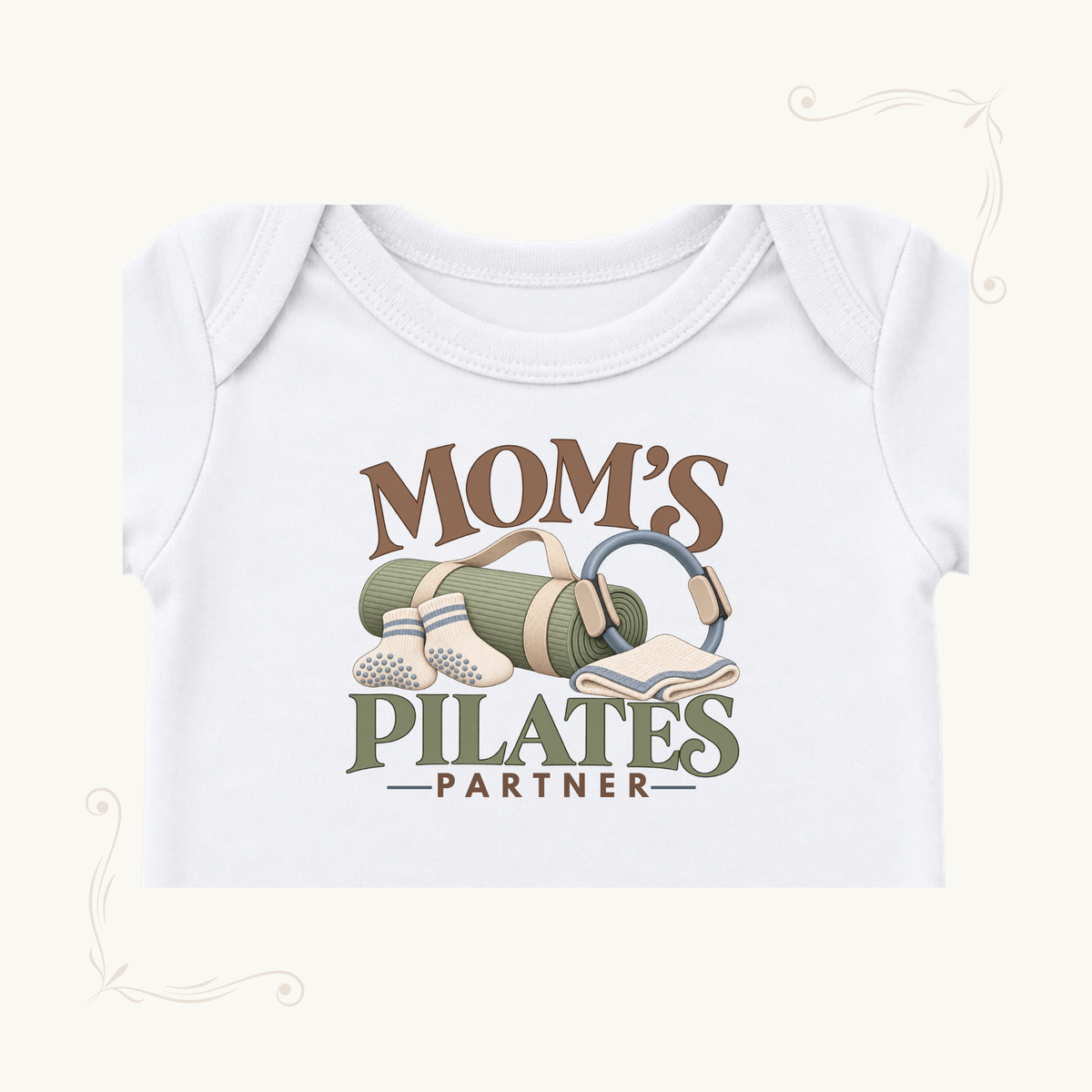 Mom’s Pilates Partner Baby Bodysuit